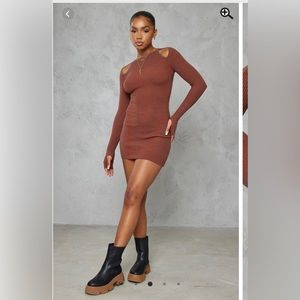 Fall Midi Body Con Dress